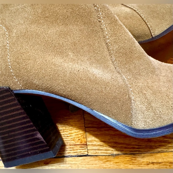 SUEDE ZARA ANKLE BOOTS SIZE 9/EU40 - Picture 6 of 9